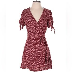 Polka Dot Wrap Dress Romper